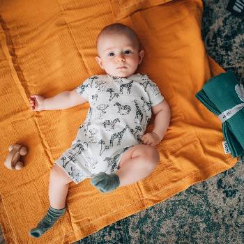 Tulimese Mušelínová deka hořčicová