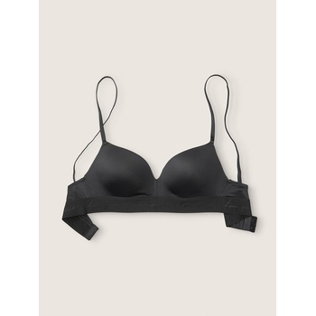 Victoria's Secret pink černápush-up podprsenka bez kostic