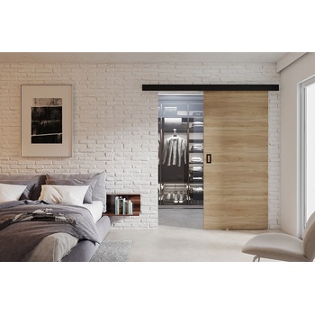 VILEN DOOR Posuvné dveře na stěnu WERDI Dub Sonoma 86 x 205 cm