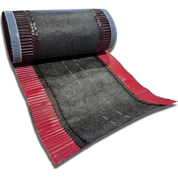 Wabis Hřebenový a nárožní pás Georol 310 mm x 5 m RAL 3011 červenohnědá