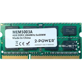 2-Power DDR3 4GB 1066MHz CL7 MEM5003A