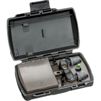 3M PELTOR TEP-300 EU GE elektronické taktické zátky do uší, nabíjení v krabičce, šedé