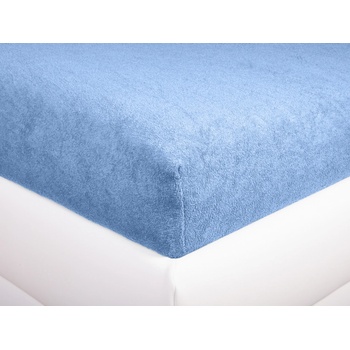 Aaryans froté prostěradlo světle modré 200x220