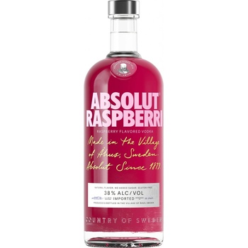 Absolut Raspberri 38% 0,7 l (holá láhev)