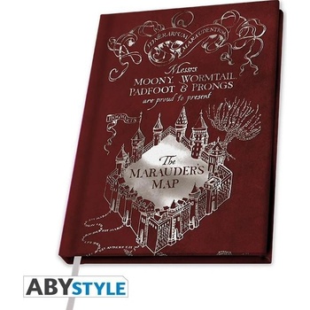 ABYstyle Zápisník Harry Potter Pobertův plánek A5