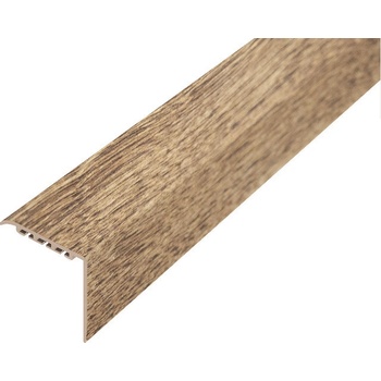 Acara schodová lišta Ap20 PVC dub pálený 30x30 mm 1,8 m