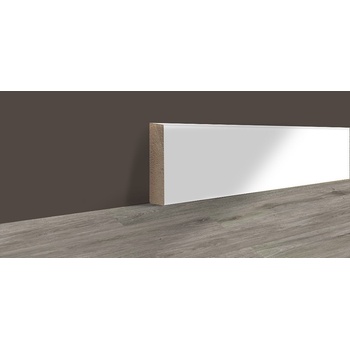 Acara soklová lišta bílá AP35/1 40 mm 12 mm 2,7 m