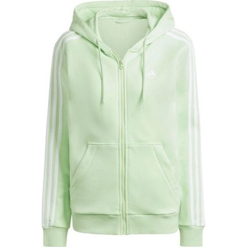 adidas Essentials 3-STRIPES Hoodie dámská mikina světle zelená