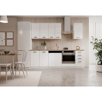 ADRK Kuchyňská sestava BUBBLE 240 cm W bílá