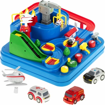 Aga Multifunkční automobilová dráha 4 auta