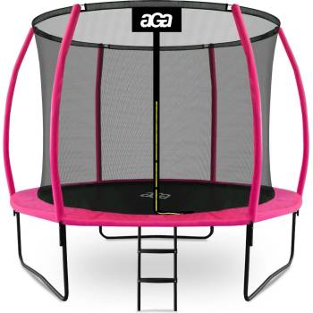 Aga SPORT EXCLUSIVE 305 cm růžová + ochranná síť + žebřík