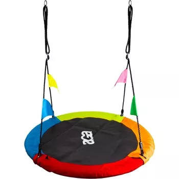 Aga závěsný houpací kruh 90 cm čtyřbarevný