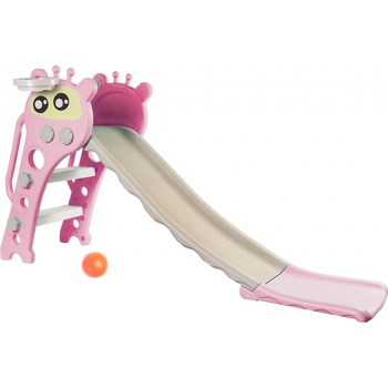 Aga4Kids Skluzavka s madlem 120 cm DS3702 Růžová