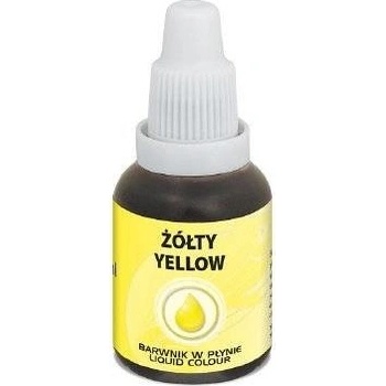 Airbrush barva tekutá Food Colours Yellow Žlutá 20 ml