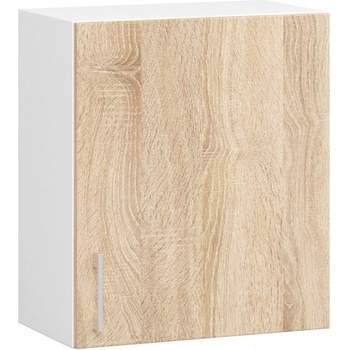 Ak furniture Kuchyňská závěsná skříňka W 50 cm D1 Artus bílá/sonoma