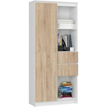 Ak furniture Rexa II 80 cm bílá/sonoma