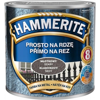 Akzo Nobel Hammerite přímo na rez 0,25L kladívkový šedý