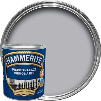 Akzo Nobel Hammerite přímo na rez 0,70L hladká stříbrná