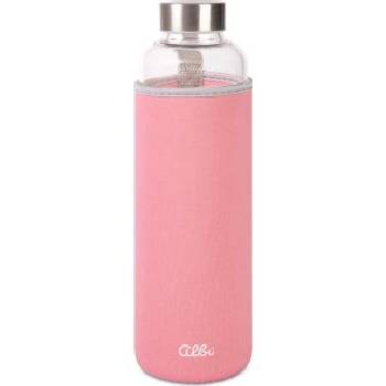 Albi Skleněná láhev s růžovým obalem 720 ml