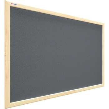 Allboards TKGREY64D korková tabule v dřevěném rámu 60 x 40 cm