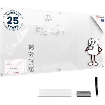 Allboards TT Skleněná tabule TRANSPARENTNÍ 200 × 100 cm
