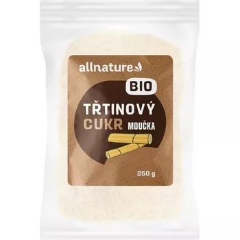 Allnature Cukr třtinový moučka bio 250 g