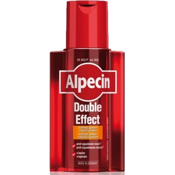 Alpecin Double Effect Šampon proti lupům proti vypadávání vlasů 200 ml