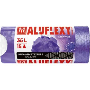 Alufix Pytle Aluflexy stahovací 35l 28µm 15ks tyrkysová