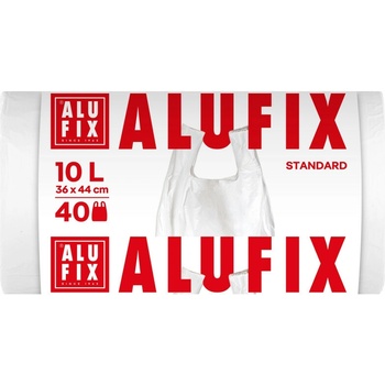 Alufix Pytle Premium se zavazováním + 16cm 10l 10µm 40ks bílá