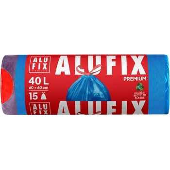 Alufix Pytle Premium stahovací 40l 26µm 15ks modré