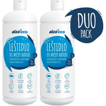AlzaEco Leštidlo do myčky nádobí 2 x 1 l