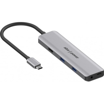 AlzaPower Metal USB-C Dock Station 5v1 140W APW-HCA5YX140