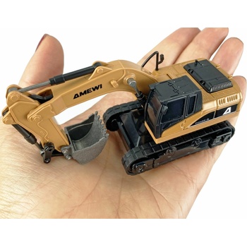 Amewi Trade GmbH Mini kovový RC bagr proporcionální 8CH RTR 1:64