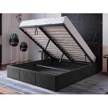 Ami Nábytek Top line 7 s úložným prostorem Černý Velvet