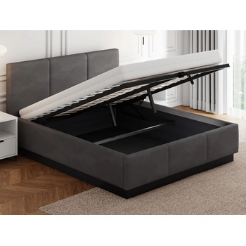 AMI Nábytek Top line 8 s úložným prostorem Grafitový Velvet