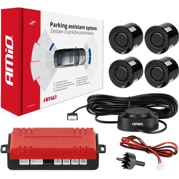 AMiO Asistenty parkování Buzzer 4 senzory černé