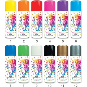 Anděl smývatelný barevný lak na vlasy bílý 125 ml