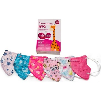 ANGEL MASK FFP2 dětský respirátor dívčí 10 ks