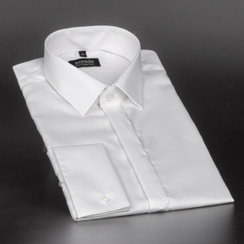 Anrede luxusní pánská košile dlouhý rukáv comfort fit 7000 bílá rybí kost