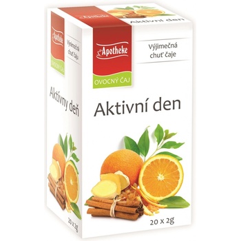 Apotheke Ovocný čaj Aktivní den čaj 20 x 2 g