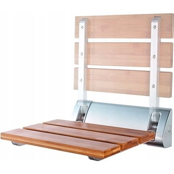 Aqualine Sprchové sedátko sklopné bambus AE236