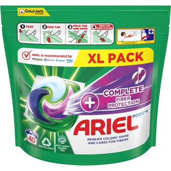 Ariel All in1 Pods+ Fiber protection kapsle na prání 40 PD