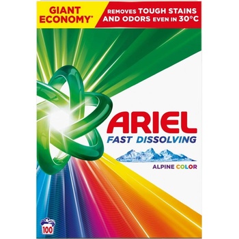 Ariel Alpine Color prací prášek 5,5 kg 100 PD