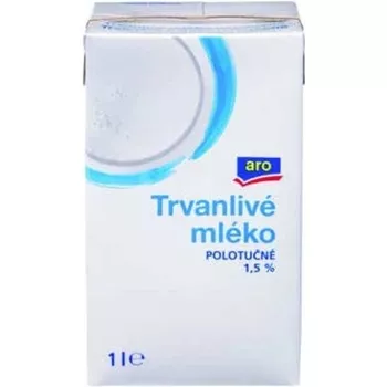 ARO Trvanlivé polotučné mléko 1,5% 1 l