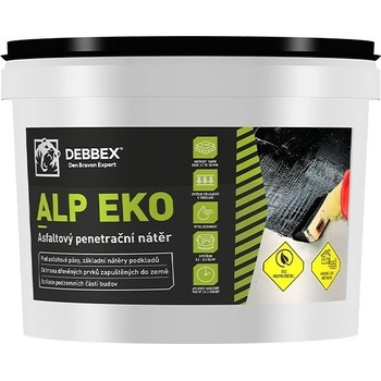 Asfaltový penetrační nátěr ALP-EKO 10 kg - plast Den Braven