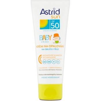 Astrid Sun Baby krém na opalování na obličej i tělo SPF30 75 ml