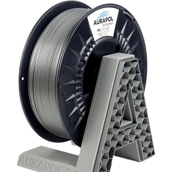 AURAPOL PLA – Stříbrná 1,75 mm; 1 kg