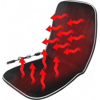 Autopotah Compass sedadla vyhřívaný s termostatem 12V BLACK MAGIC