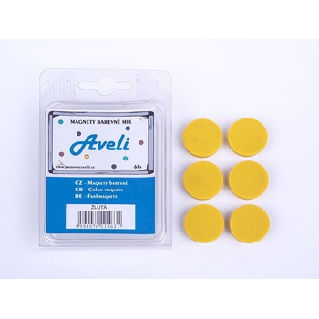 AVELI Set magnetů žlutá