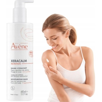 Avène TriXera Nutrition intenzivně vyživující fluidní mléko na obličej a tělo pro suchou a citlivou pokožku 400 ml